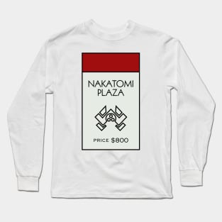 Nakatomi Plaza Property Card Long Sleeve T-Shirt